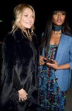 KATE MOSS and NAOMI CAMPBELL at Burberry Show at London Fashion Week 02/17/2018
