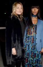 KATE MOSS and NAOMI CAMPBELL at Burberry Show at London Fashion Week 02/17/2018