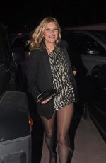 KATE MOSS Arrives at YSL Fashion Show at Paris Fashion Week 02/27/2017