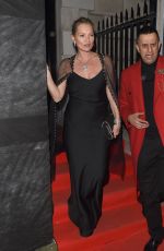 KATE MOSS at Vogue x Tiffany & Co Bafta Afterparty in London 02/18/2018