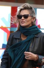 KATE MOSS Shopping at Hermes in London 01/31/2018