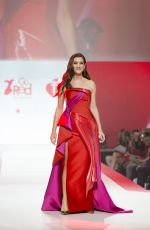 KATE WALSH in Gown by Galia Lahav at Red Dress 2018 Collection Fashion Show in New York 02/08/2018
