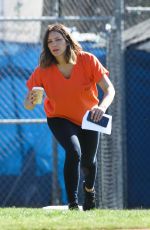 KATHARINE MCPHEE on the Set of Scorpion in Los Angeles 02/15/2018