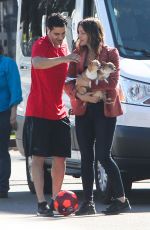 KATHARINE MCPHEE Out with Her Dogs in Los Angeles 02/15/2018