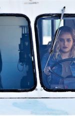 KATHERINE LANGFORD Driving a Ice Cream Truck on the Set of Spontaneous in Vancouver 02/20/2018
