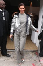 KATIE HOLMES at Ralph Lauren Show at New York Fashion Week 02/12/2018