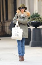 KATIE HOLMES Out and About in New York 02/06/2018