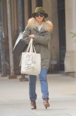 KATIE HOLMES Out and About in New York 02/06/2018