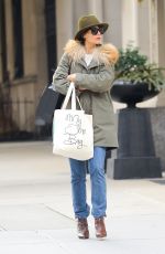 KATIE HOLMES Out and About in New York 02/06/2018