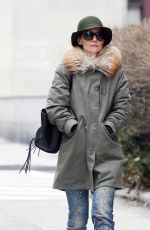 KATIE HOLMES Out and About in New York 02/26/2018