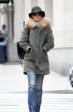 KATIE HOLMES Out and About in New York 02/26/2018