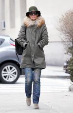 KATIE HOLMES Out and About in New York 02/26/2018