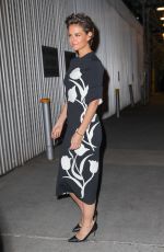 KATIE HOLMES Out at New York Fashion Week 02/12/2018