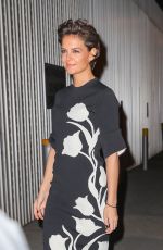 KATIE HOLMES Out at New York Fashion Week 02/12/2018