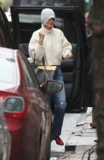 KATIE HOLMES Out in New York 02/25/2018
