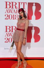 KATIE KEIGHT at Brit Awards 2018 in London 02/21/2018