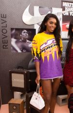 KEIANNA TALTON and BRITTANY HAMPTON at Revolve x Nike 1s Reimagined Pop-up Event in Los Angeles 02/16/2018