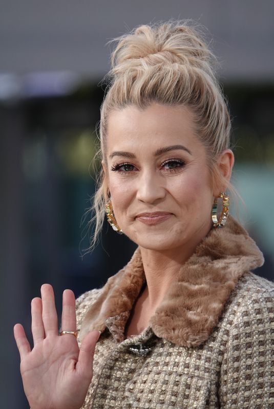 KELLIE PICKLER on the Set of Extra in Los Angeles 02/22/2018