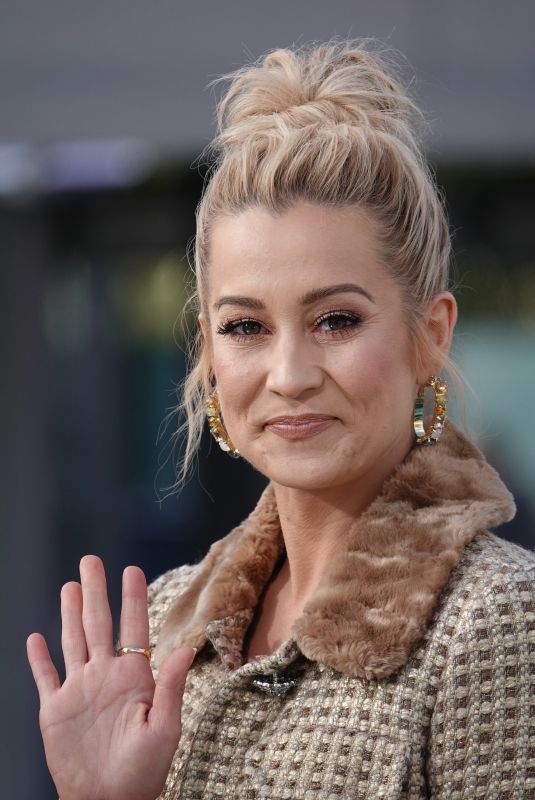 KELLIE PICKLER on the Set of Extra in Los Angeles 02/22/2018