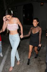 KENDALL JENNER and KOURTNEY KARDASHIAN at Craig
