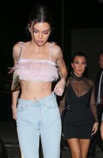 KENDALL JENNER and KOURTNEY KARDASHIAN at Craig