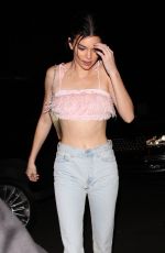 KENDALL JENNER at Avenue Nightclub in Los Angeles 02/18/2018