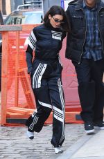 KENDALL JENNER Dressed by Adidas Out in New York 02/08/2018