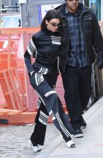 KENDALL JENNER Dressed by Adidas Out in New York 02/08/2018