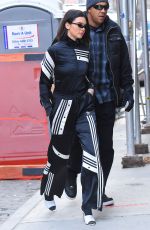 KENDALL JENNER Dressed by Adidas Out in New York 02/08/2018