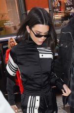 KENDALL JENNER Dressed by Adidas Out in New York 02/08/2018
