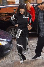 KENDALL JENNER Dressed by Adidas Out in New York 02/08/2018