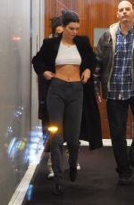 KENDALL JENNER Leaves Carbone Restaurant in New York 01/26/2018