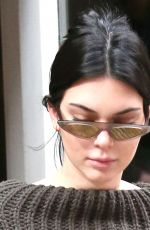 KENDALL JENNER Leaves Her Hotel in New York 02/09/2018