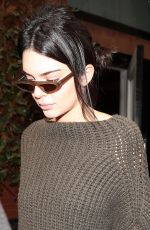 KENDALL JENNER Leaves Her Hotel in New York 02/09/2018