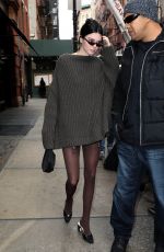 KENDALL JENNER Leaves Mercer Hotel in New York 02/09/2018