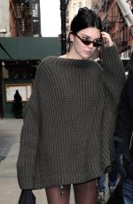 KENDALL JENNER Leaves Mercer Hotel in New York 02/09/2018