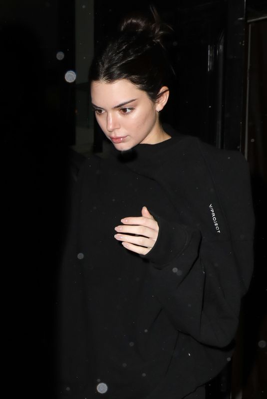 KENDALL JENNER Night Out in New York 02/10/2018