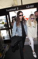 KESHA SEBERT and Brad Ashenfelter at LAX Airport in Los Angeles 02/19/2018