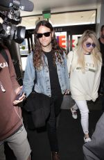 KESHA SEBERT and Brad Ashenfelter at LAX Airport in Los Angeles 02/19/2018