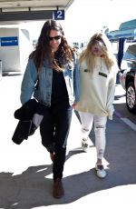 KESHA SEBERT and Brad Ashenfelter at LAX Airport in Los Angeles 02/19/2018