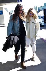 KESHA SEBERT and Brad Ashenfelter at LAX Airport in Los Angeles 02/19/2018