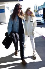 KESHA SEBERT and Brad Ashenfelter at LAX Airport in Los Angeles 02/19/2018