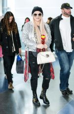 KESHA SEBERT at JFK Airport in New York 02/14/2018