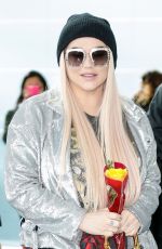 KESHA SEBERT at JFK Airport in New York 02/14/2018