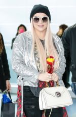 KESHA SEBERT at JFK Airport in New York 02/14/2018