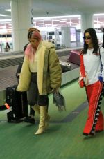 KIM and KOURTNEY KARDASHIAN at Haneda International Airport 02/26/2018