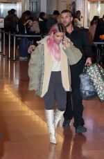 KIM and KOURTNEY KARDASHIAN at Haneda International Airport 02/26/2018
