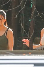 KIM and KOURTNEY KARDASHIAN Filming Out in Malibu 02/01/2018