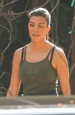 KIM and KOURTNEY KARDASHIAN Filming Out in Malibu 02/01/2018