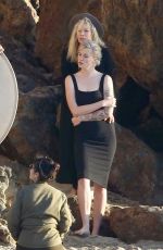 KIM BASINGER and IRELAND BALDWIN on the Set of a Photoshoot in Malibu 02/09/2018